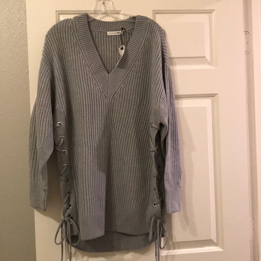 Rag & Bone - New w/ Tags - Wool Sweater with Ties
